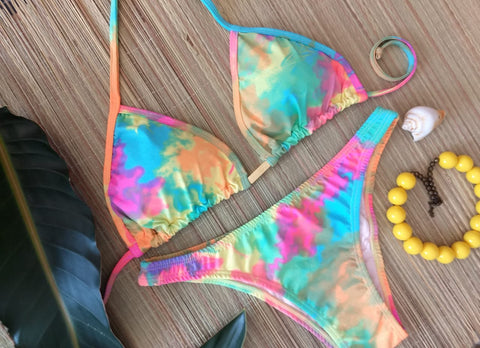 Trendy Tie Dye Bikini