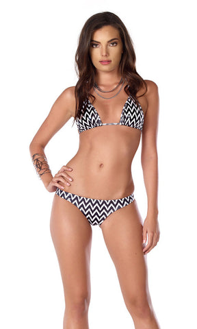 Beach Club Triangle Top Chevron Bikini
